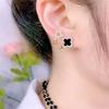 Cien Recomendaciones Más Vendidas Aretes de Aguja de Plata 925 de Alta Gama Diseño Nicho Nuevo Aretes de Botón de Gota de Agua Venta al Por Mayor Aretes Colgantes Mujeres