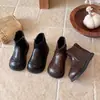 Botas Martin para niños, nueva colección primavera/otoño 2026, zapatos cómodos, botas de cuero para niñas, botines, estilo británico, para niños de talla mediana y grande