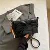 Bolsa de Grande Capacidade Feminina Tendência 2025 Nova Moda Versátil Bolsa de Ombro Bolsa Transversal de Alta Qualidade com Laço