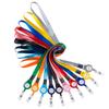 Cordão de fivela telescópica cordão de fivela fácil de puxar cordão de identificação de cordão em estoque atacado colorido fácil de puxar fivela de identificação cordão fivela telescópica