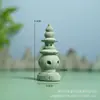 Venta Caliente Arena Verde Estilo Chino Adornos Acuario Paisajismo Micro Paisaje Zen Tres Tanques Luna Torre Pequeña Linterna de Palacio Torre de Piedra Estilo Antiguo