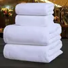 Toalla Blanca Gruesa Oversize de Algodón Puro Toalla de Baño Hotel Casa de Huéspedes B&B Salón de Belleza Baño Todo Algodón Puede Personalizar LOGOTIPO Texto