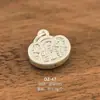 Plata Pura 999 Personalizada Accesorios de Plata Dura 3D Colgante DIY Calavera Ruyi Amuleto Cuentas de Plata Pura Colgante de Fortuna Adorno de Bolsa de la Suerte