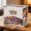 Caixa Magnética de Acrílico Transparente Caixa de Jogo Booster Etb de Cartas Pokemon Caixa de Exibição Caixa de Armazenamento com Absorção Magnética