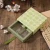 Caja de Joyería Desplegable Estilo Chino Caja Flotante Película PE Imán para Nevera Thangka Pulsera de Cristal Caja de Embalaje para Joyería