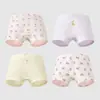 Roupa Íntima de Algodão Puro para Meninas Dingmi Urso, Classe A, Sem Apertar, Macia e Amiga da Pele, para Meninas, Crianças de Tamanho Médio e Grande, Boxer de Algodão