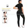 Traje de Sudoración Moldeador para Mujer Transfronterizo, Entrenamiento para Levantar el Pecho, Ropa Deportiva Moldeadora para Reducir el Vientre, Cintura Moldeada, Body de Manga Corta para Levantar los Brazos