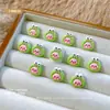 Linda Mezcla Mini Gato KT Castor Dibujos Animados Joyería para Uñas Cara de Bebé Resina Estéreo Decoración de Uñas Pequeños Accesorios