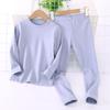 Conjunto de ropa abrigada para niños, otoño e invierno, nuevo conjunto de ropa interior abrigada con forro polar para hombres y mujeres de talla mediana y grande, ropa interior para adultos.