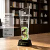 Troféu de Cristal Colorido Novo Competição de Dança Seleção de Honra Creative Seguradora Prêmios de Presente para Reunião Anual de Funcionários
