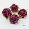 Elsa Rosa Flor Rosa Artificial Cabeça de Rosa Flor Falsa Rosa com Bordas Queimadas Arranjo de Flores para Casamento Arranjo de Flores de Mesa Arranjo de Flores