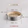 Cesta de Vapor para Salgadinhos Shengzhou Shaxian, Vaporizador Doméstico Sem Cola, Vaporizador de Bambu Espessado de Aço Inoxidável Comercial, Vaporizador de Bambu Pequeno para Dumplings
