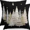 Serie de decoraciones navideñas para árboles de Navidad de Amazon transfronteriza: almohadas, cojines para el hogar, sofá, dormitorio y sillas