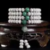 Bodhi Natural Xingyue de Hainan 108 Cuentas, Cuentas de Bodhi de Alta Densidad, Pulseras de Cuentas Budistas para Hombres y Mujeres, para Sostener en la Mano para Parejas