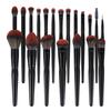 30 profissional pincel de maquiagem terno pêlos de animais sombra de olho nariz sombra escova high-end maquiador portátil pincel de maquiagem conjunto completo
