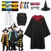 Disfraz Túnica Mágica de Harry Potter Traje Preppy Traje de Cosplay Traje Uniforme Escolar Hogwarts Túnica de Mago Periférica