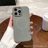 Adecuado para funda de teléfono móvil Apple 18 Promax, Silicona Magnética iPhone 14/13 Gama Alta 17 Funda Protectora de Color Sólido
