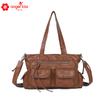 Cross-border feminino Y2K lavado velho motorcar bolsa europeia e americana retro spice girl moda ombro crossbody bolsa