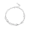 Versão Japonesa e Coreana de Pulseira de Camada Dupla com Contas de Transferência Estelar para Mulheres Verão Ins Retro Estilo Frio Joia de Mão Popular Suprimento para Live