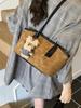 Bolso de Mano Vintage Mate para Mujer 2026 Nuevo Otoño e Invierno Versátil Bolso de Hombro/Debajo del Brazo Bolso Tote para Viajes