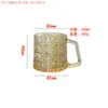 Taza de Vidrio con Asa para el Hogar, Taza para Bebidas de Jugo, Taza de Cerveza, Taza de Té para la Oficina, Vaso de Agua de Alto Valor