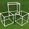 Juego Completo de Conectores de Unión de Plástico de 19 mm Accesorios para Carpas Codo de Ángulo Recto Estéreo Soporte para Caja de Comida para Llevar de Estudio
