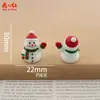 Novo Estilo Transfronteiriço Série de Natal 3D Casa de Bonecas DIY Cola de Creme Resina Acessórios Charms Pingentes Enfeites