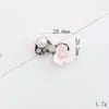 Nova Flor de Diamante Feita à Mão com Laço Zhuzi Acessórios de Joia para Capa de Celular DIY Acessórios Pequenos de Margarida em Liga de Zinco