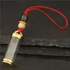 Moderna Caja Gahu Transparente Hueca de Cinabrio Wukong Colgante de Collar para Hombres y Mujeres, Joyería Que Se Puede Abrir para Guardar Artículos