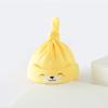 Yiwu Gorros para Bebé al por Mayor Gorros de Algodón para Recién Nacidos Gorros de Conejo para Bebés Conjunto de Gorro y Pañuelo para la Cabeza para Bebé