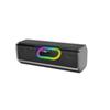Altavoz Bluetooth Inalámbrico con Luces de Colores, Ranura para Tarjeta, Radio, Subwoofer de Escritorio, Sonido Estéreo, Portátil