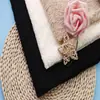 Yuchang nuevo otoño temprano base JUSTCOOL letras alta elasticidad tela de encaje tela para ropa accesorios en stock al por mayor