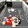 Alfombra Suave de Caucho con Dibujos Animados de Comida Corriendo y Barro de Diatomeas, Alfombra para Piso de Cocina, Impermeable, Resistente al Aceite, Antideslizante, Borrable, Alfombra sin Lavado, Felpudo