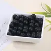 Contas Redondas de Cristal de Vidro Imitando Jade Feitas à Mão para Pulseira DIY Colar Grampo de Cabelo Material de Jade Contas Soltas Acessórios para Miçangas Atacado