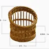 Cesta para Churros de Mimbre Sintético al por Mayor Bolsa para Pan Francés Cesta de Almacenamiento para Baguette Exhibidor de Baguettes para Hornear