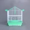 Jaula Oriental Superior para Pájaros Venta al Por Mayor Jaula para Pájaros Hecha a Mano Jaula para Pájaros de Alambre Dorado Galvanizado Jaula para Pájaros Xuan Feng Periquito
