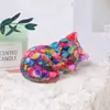 Pedras Naturais de Cristal Transfronteiriças Enfeites de Gato Dormindo Cola Gato Dormindo Animal Decoração de Mesa Escritório Casa Venda por Atacado