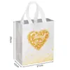Bolsa Não Tecida Nova Transfronteiriça Amor de Ação de Graças Bolsa de Mão Não Tecida Sacola de Presente para Mãe Sacola de Compras