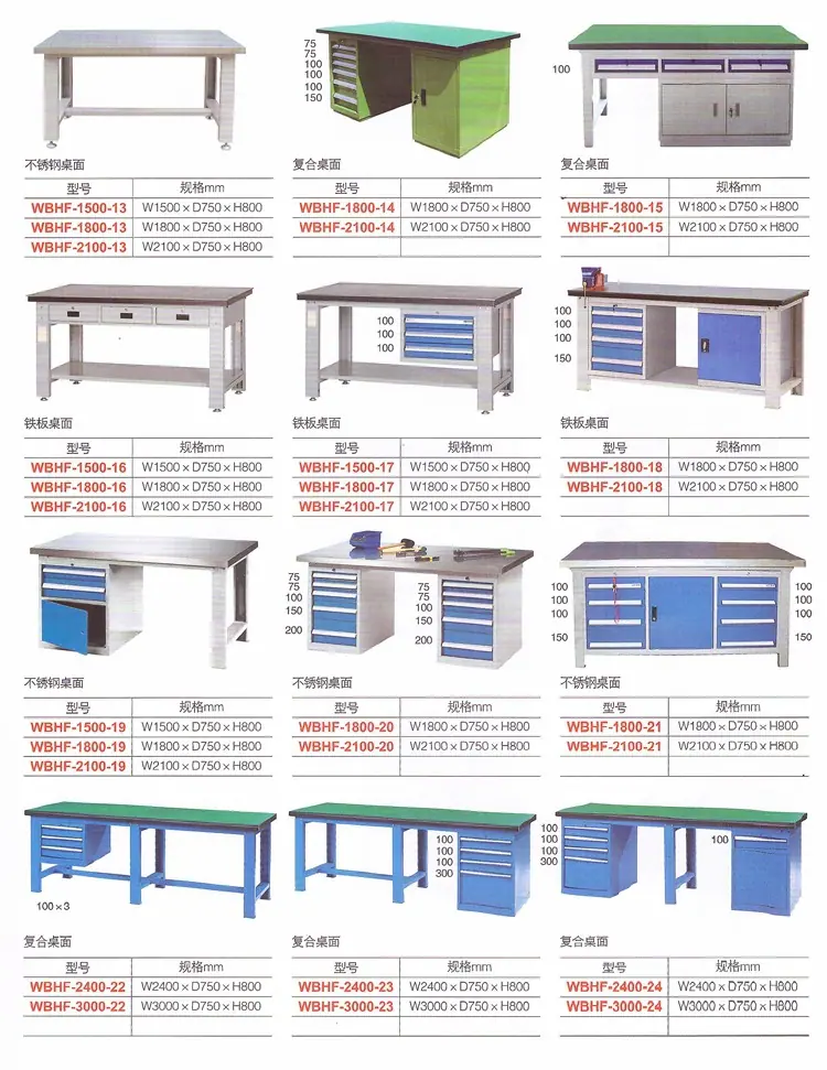 21重型工作桌