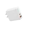 Nuevo cargador de teléfono móvil de doble puerto de carga súper rápida PD de 20 W, totalmente compatible con QC3.0, con luz