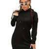 En stock ropa de mujer transfronteriza Amazon AliExpress comercio exterior europeo y americano tallas grandes explosiones chalecos con capucha para mujer vestido