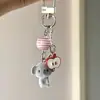 Pingente Chaveiro Série Zoo Corrente Fofa para Celular Ins Menina Doce Presente para Melhor Amiga Pingente de Mochila Escolar