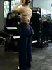 Leggings de pierna recta para mujer, ajustados, levanta glúteos, europeos y americanos, nuevos y populares, pantalones deportivos de fitness y yoga para mujer