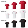 Camiseta de Equipo Chino para Hombres y Mujeres Verano Atletas Secado Rápido Seda de Hielo Alta Elasticidad Cuello Redondo Manga Corta Ropa de Entrenamiento para Estudiantes de Escuela de Artes Marciales