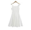 25 Primavera Nuevo Estilo Francés Femenino Elegante Casual Puro Lujuria Tirante Espagueti Falda Slim A-Line Vestido
