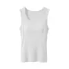 Camisola con copas incorporadas, estilo coreano, nueva ropa interior sin costuras de algodón Tencel para primavera/verano, top interior ajustado