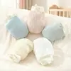 Guantes Antirrasguños Maternos e Infantiles Transfronterizos, Hilo Fino Transpirable con Cordón Antideslizantes Suaves de Algodón para Bebé
