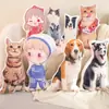 Almohada de Gato Feo Personalizable con Impresión de Foto, Almohada Anime de Mascota con Forma Personalizada, Almohada Suave de Regalo al Por Mayor