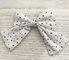 Acessórios de Cabelo para Meninas Outono e Inverno Transfronteiriços Aliexpress Populares Grampo de Cabelo com Laço Estampado Estilo Preppy Acessórios de Cabeça para Crianças 5104