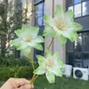 3 cabeças de novas begônias em cores de outono, flores artificiais, para decoração de casamento e casa, atacado